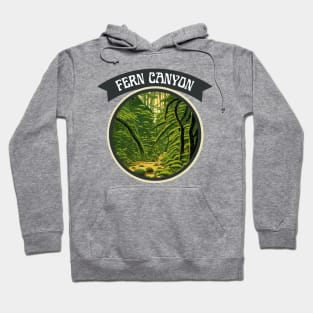 Fern Canyon Hike Trail Camping and Hiking Weekend in California Hoodie